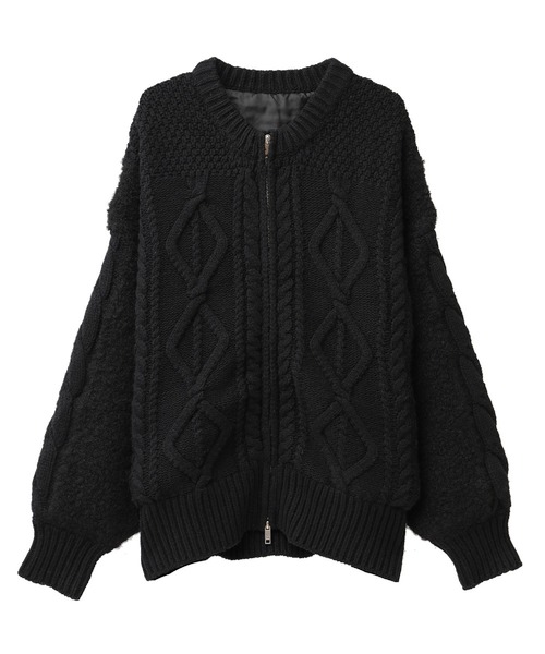 CLANE（クラネ）の「クラネ オム CLANE HOMME / ケーブルボアニット