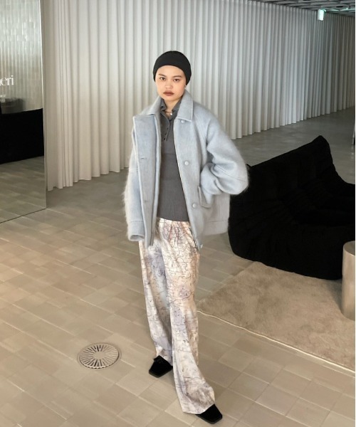 Ameri（アメリ）の「UND MOHAIR SHAGGY FLIGHT JACKET（その他アウター