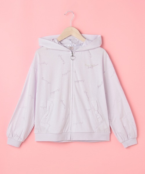mezzo piano Junior（メゾピアノジュニア）の「オパールジップパーカ