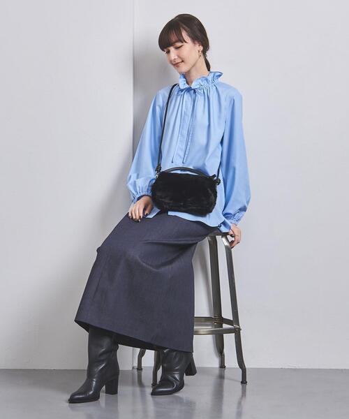 UNITED ARROWS（ユナイテッドアローズ）の「P フリルカラー ブラウス