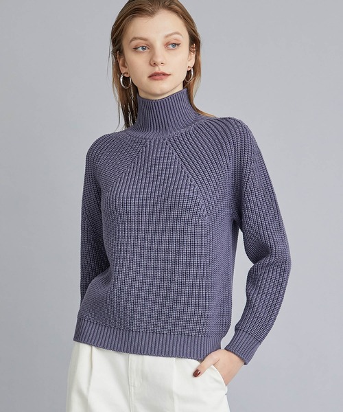 BATONER(バトナー)】シグネチャータートルネックニット BN-21FL-027