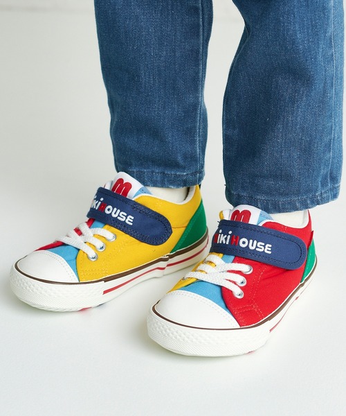 ミキハウスロゴキッズシューズ（スニーカー）｜MIKI HOUSE（ミキハウス