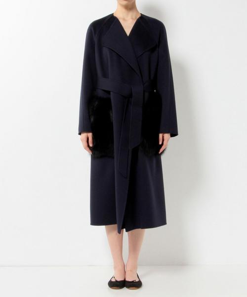 Drawer（ドゥロワー）の「DRAWER ファーポケットコート（その他