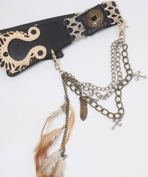 セール】クラウンバックルフェザーベルト（ベルト）｜d.i.a.（ダイヤ