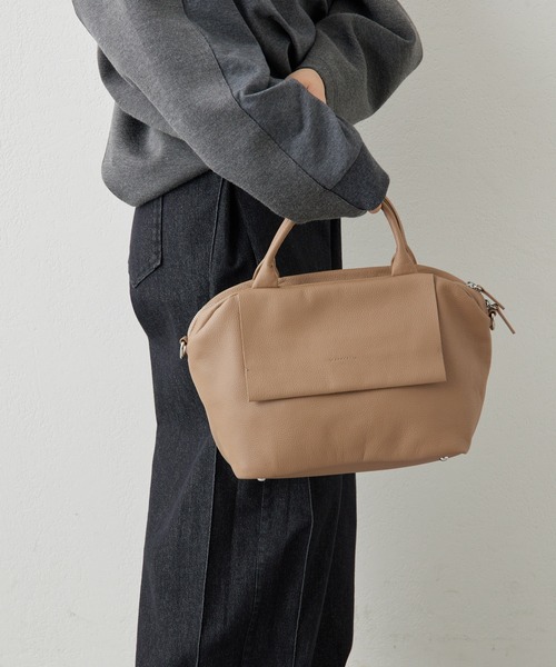 牛革》レザーフラップ2WAYバッグSサイズ（トートバッグ）｜ear