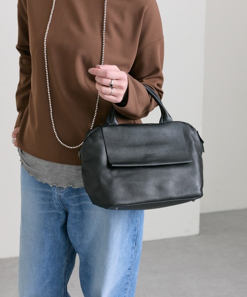 牛革》レザーフラップ2WAYバッグSサイズ（トートバッグ）｜ear