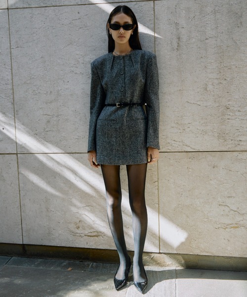 JOSE MOON（ジョゼムーン）の「CLASSIC TWEED MINI DRESS/クラシック