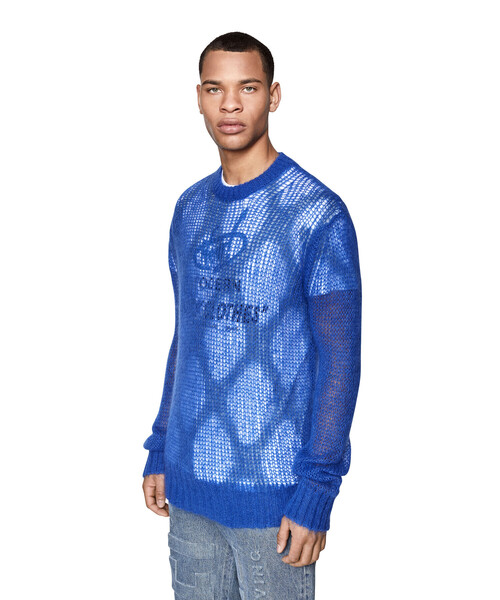 DIESEL（ディーゼル）の「メンズ ニット モヘア ネット（ニット