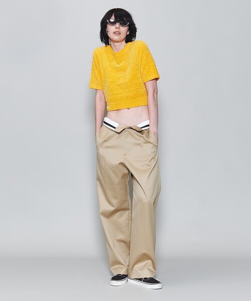 6（ロク）の「＜6(ROKU)＞コットン チノ パンツ（チノパンツ）」 - WEAR