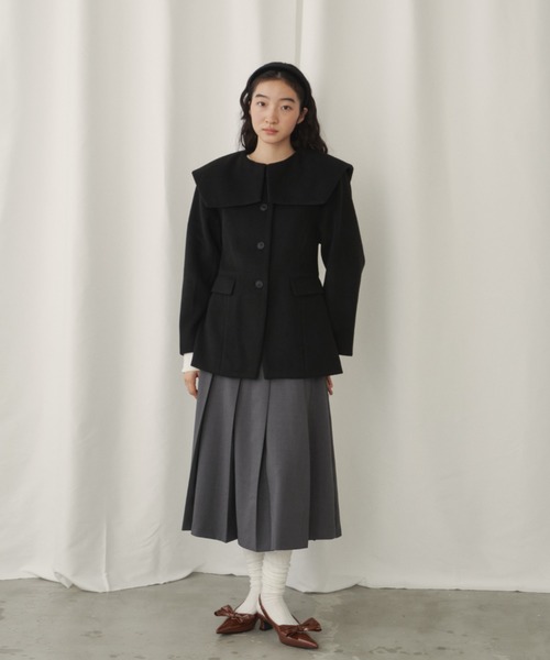 GIUNON（ジウノン）の「big collar coat / ビッグカラーコート（その他