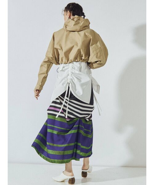 UN3D.（アンスリード）の「ヘムギャザーシャツキャミソール