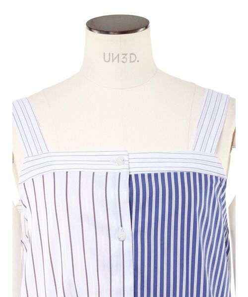 UN3D.（アンスリード）の「ヘムギャザーシャツキャミソール