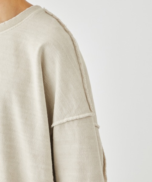 Jieda（ジエダ）の「DAMAGE ZIP OVER SWEAT CREW（スウェット）」 - WEAR