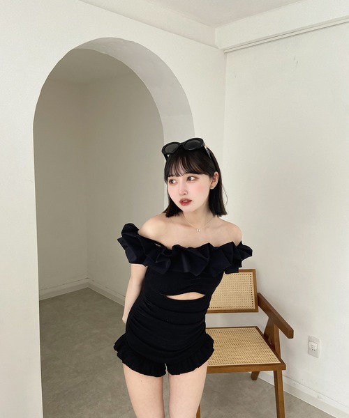 RiLi（リリ）の「ボリュームフリル2way水着【RL】（水着）」 - WEAR