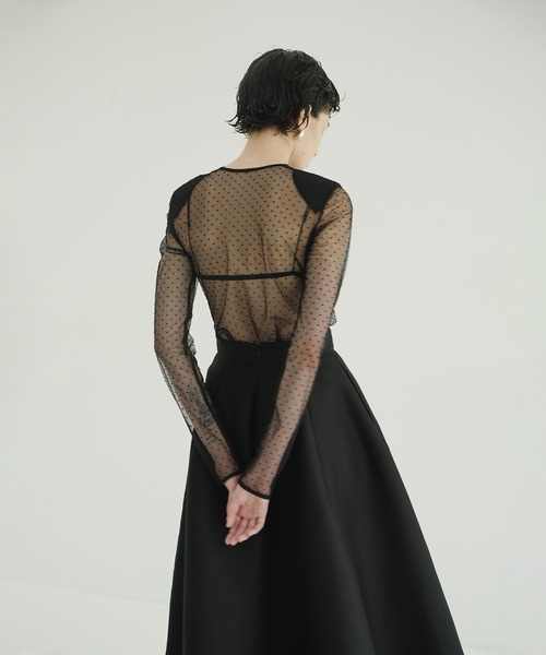 セール】SHEER DRAPE BODYSUITS（その他トップス）｜CLANE（クラネ）の