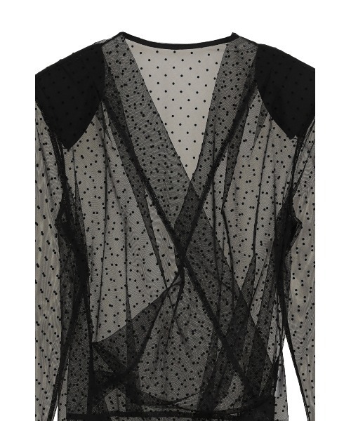 セール】SHEER DRAPE BODYSUITS（その他トップス）｜CLANE（クラネ）の