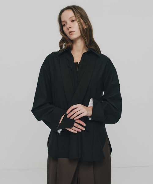 RITAN/リタン】Flows Skipper Shirts/フローズスキッパーシャツ