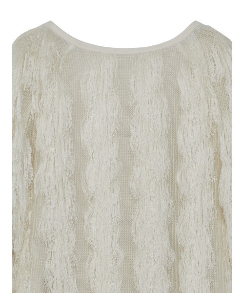 Ameri（アメリ）の「FULL FRINGE OVER TOP（Tシャツ/カットソー）」 - WEAR