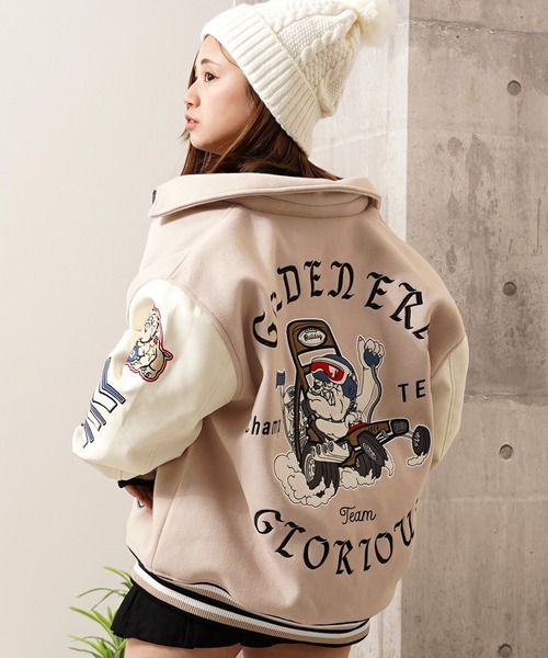 1111clothing（ワンフォークロージング）の「ワッペン刺繍 袖PU