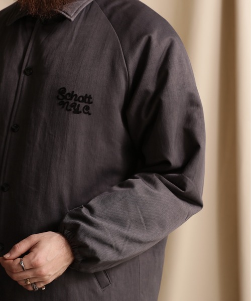 schott（ショット）の「Schott/ショット/COACH JACKET BOA LINING