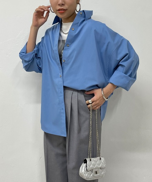 LOUNGEDRESS（ラウンジドレス）の「ライトサテンBIGシャツ（シャツ