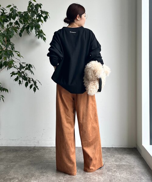 doudou【こっち企画】ハーフジップスウェット ＆ロゴロンT 今季 セット