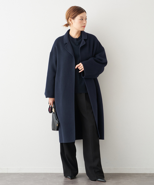 ウールアンゴラ リバーコート（チェスターコート）｜Deuxieme Classe