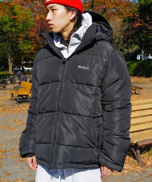 セール】RVCA メンズ RVCA PUFFER JACKET ジャケット/ルーカバックロゴ