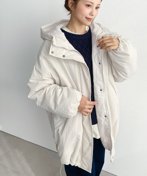 セール】シャカシャカナイロン裏キルトモンスターパーカージャケット