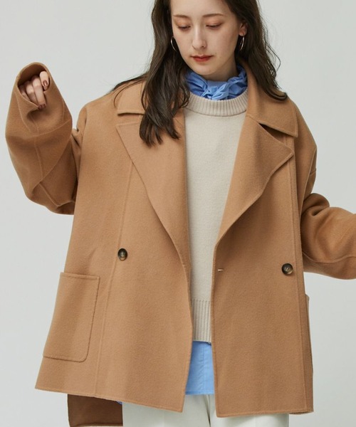 BABYLONE（バビロン）の「リバーミドルコート（ノーカラーコート