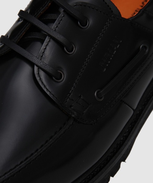 セール】「HEINRICH DINKELACKER」W-NAME MOCCASHINS BLACK（モカシン