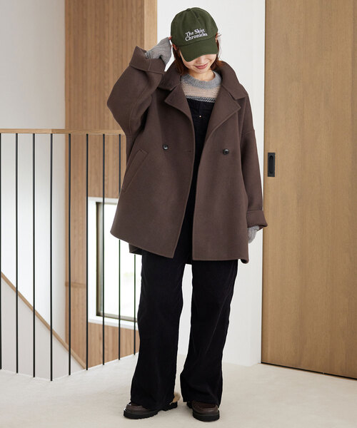 SLOBE IENA（スローブイエナ）の「《追加》souple woolダブルフェイス