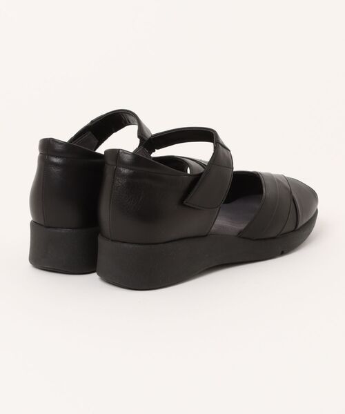 日本製／本革／軽量／3E幅】ふかふかポコポコインソール クロスバー