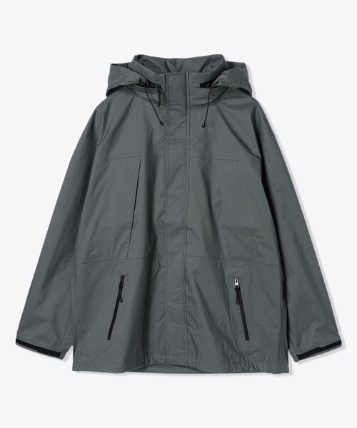 COLUMBIA BLACK LABEL／メンズグレイガーデンコート ハーフコート 防水