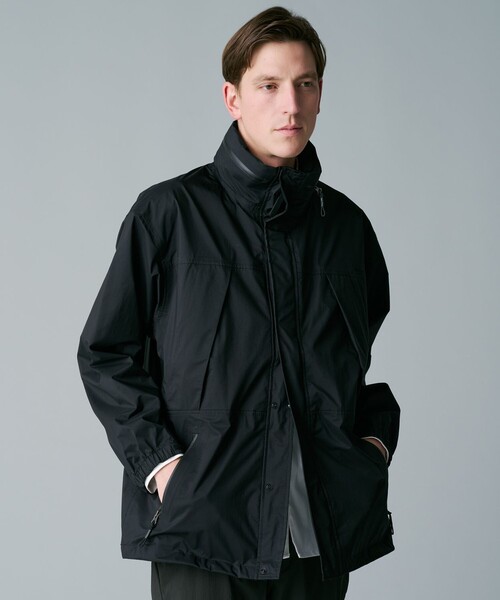 COLUMBIA BLACK LABEL／メンズグレイガーデンコート ハーフコート 防水