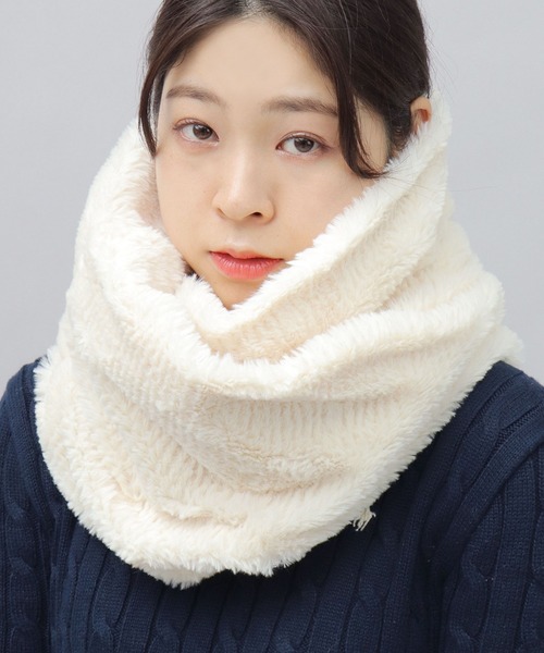 セール】フェイクファー ボリューム ネックウォーマー（ネック