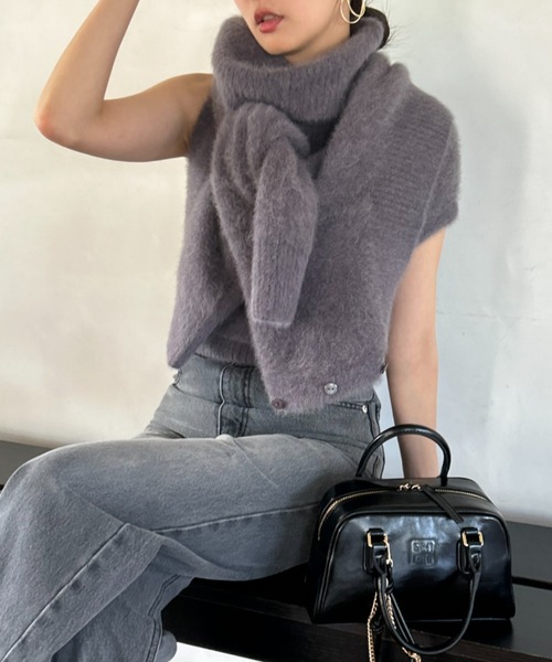 SNIDEL（スナイデル）の「フォックスアルパカノースリタートルプル