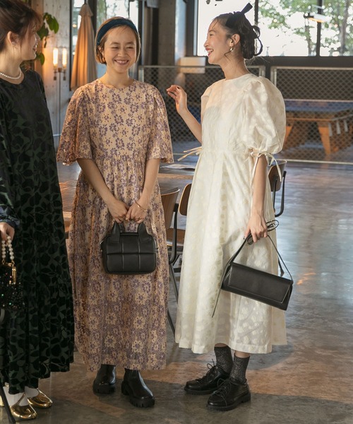 forksy.】【オケージョン対応】シアージャガードワンピース forksy