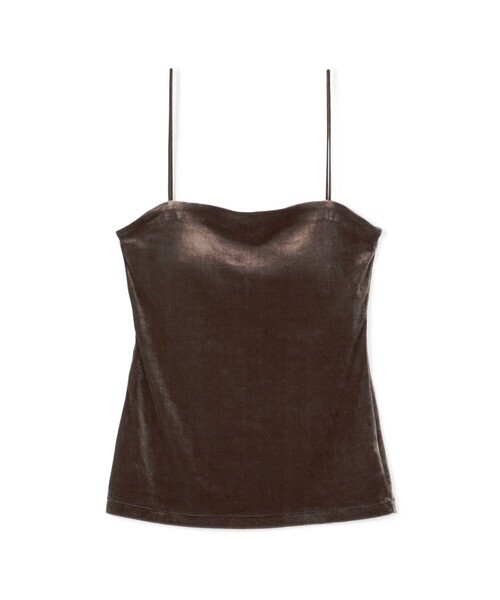 inner piece ベロアジャージー カップインキャミソール（キャミソール