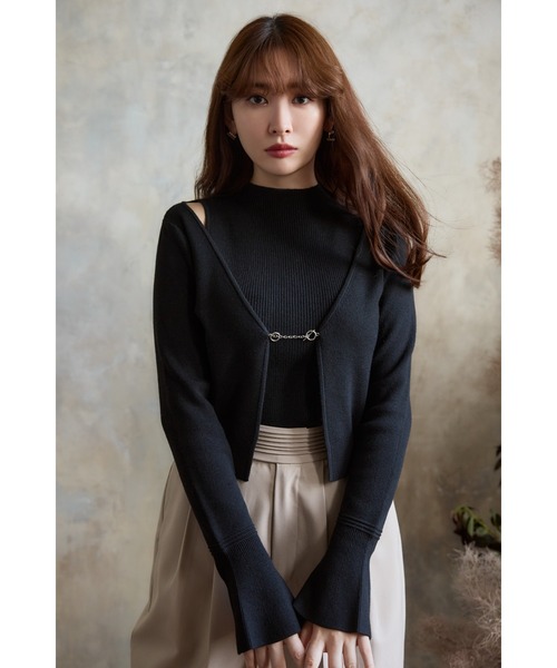 セール】Flared Sleeve Knit Set（ニット/セーター）｜Her lip to