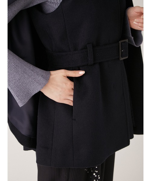 LILY BROWN（リリーブラウン）の「ミドル丈ケープコート（その他