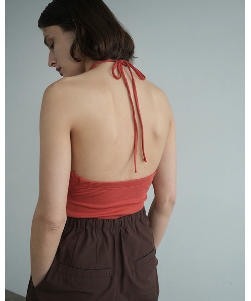 CLANE（クラネ）の「HALTER NECK CUP IN TOPS（キャミソール）」 - WEAR