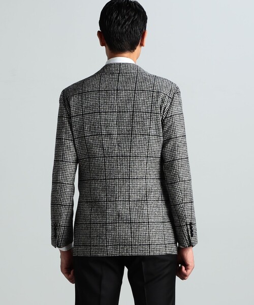 セール】ベビーアルパカウール 2Bシングルテーラードジャケット FERLA