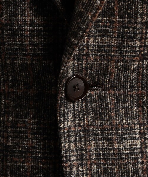 セール】ベビーアルパカウール 2Bシングルテーラードジャケット FERLA