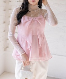 キャミソール（ピンク/桃色系・リボン）ファッション通販 - ZOZOTOWN