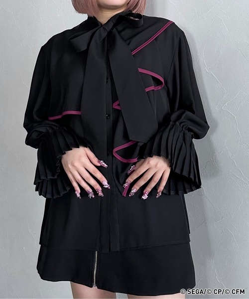 HARE（ハレ）の「プロジェクトセカイ×ZOZOZTOWN アシメフリルボウタイ