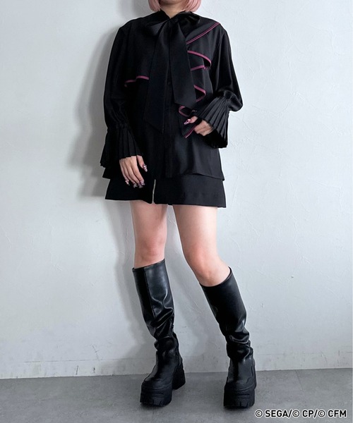 HARE（ハレ）の「プロジェクトセカイ×ZOZOZTOWN アシメフリルボウタイ