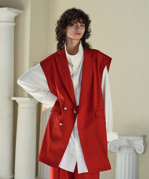 seyto（セイト）の「Oversized double tailored vest / オーバーサイズ