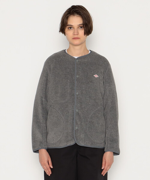 DANTON（ダントン）の「WOMEN'S FLEECE COLLARLESS JACKET（ノーカラー
