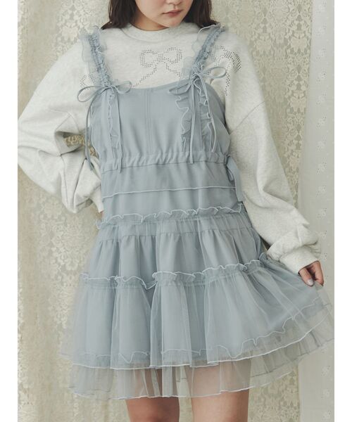 merry jenny（メリージェニー）の「チュールドロストミニキャミ